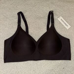 Maternique 2XL Bliss Seamless Nursing Maternity Bra Dark Brown Size 2XL NWT